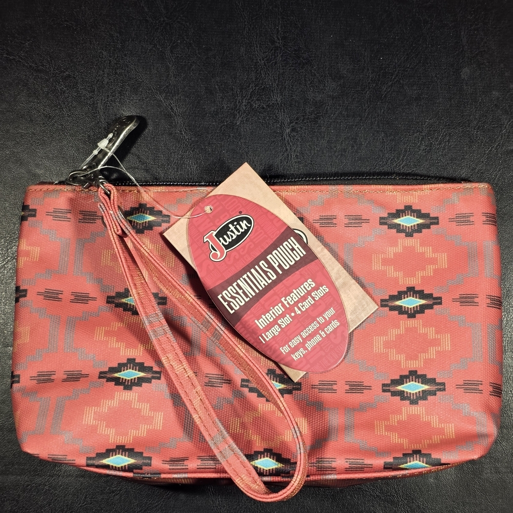 Justin Boots Women's Pink Essentials Pouch